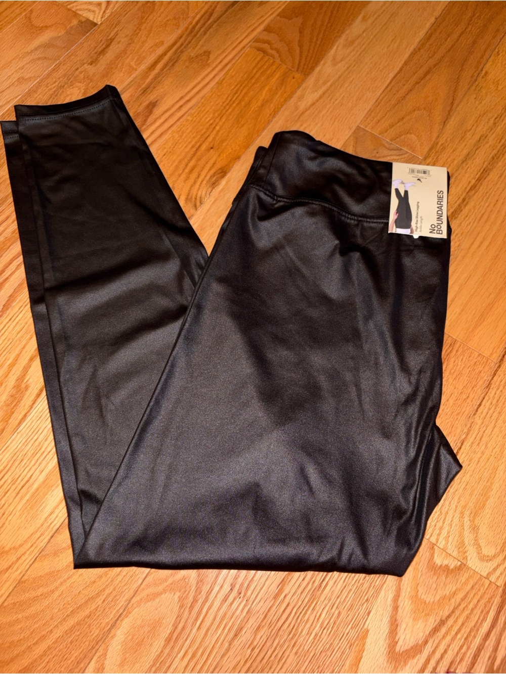 No Boundaries Black Faux Leather Leggings
